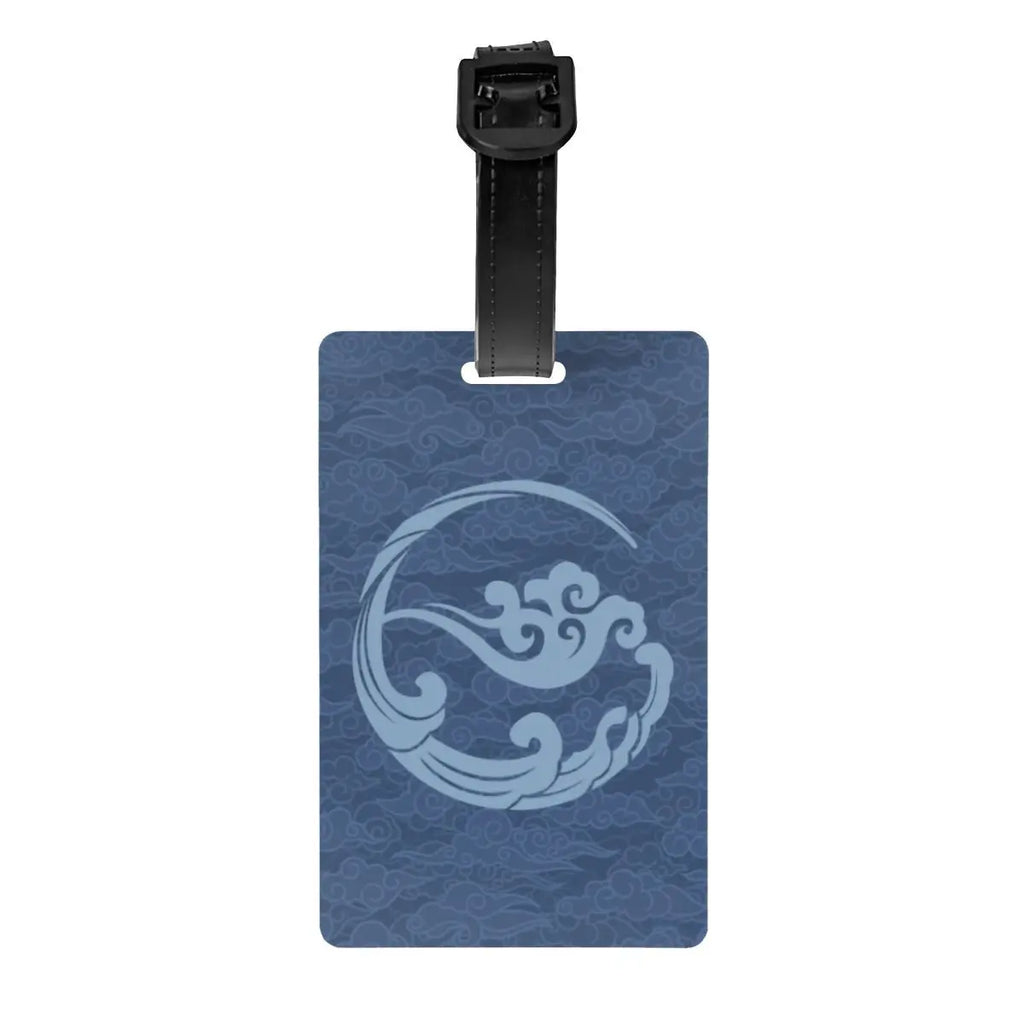 Custom Mo Dao Zu Shi Gusu Lan Logo Luggage Tag The Untamed TV Show Travel Bag Suitcase Privacy Cover ID Label