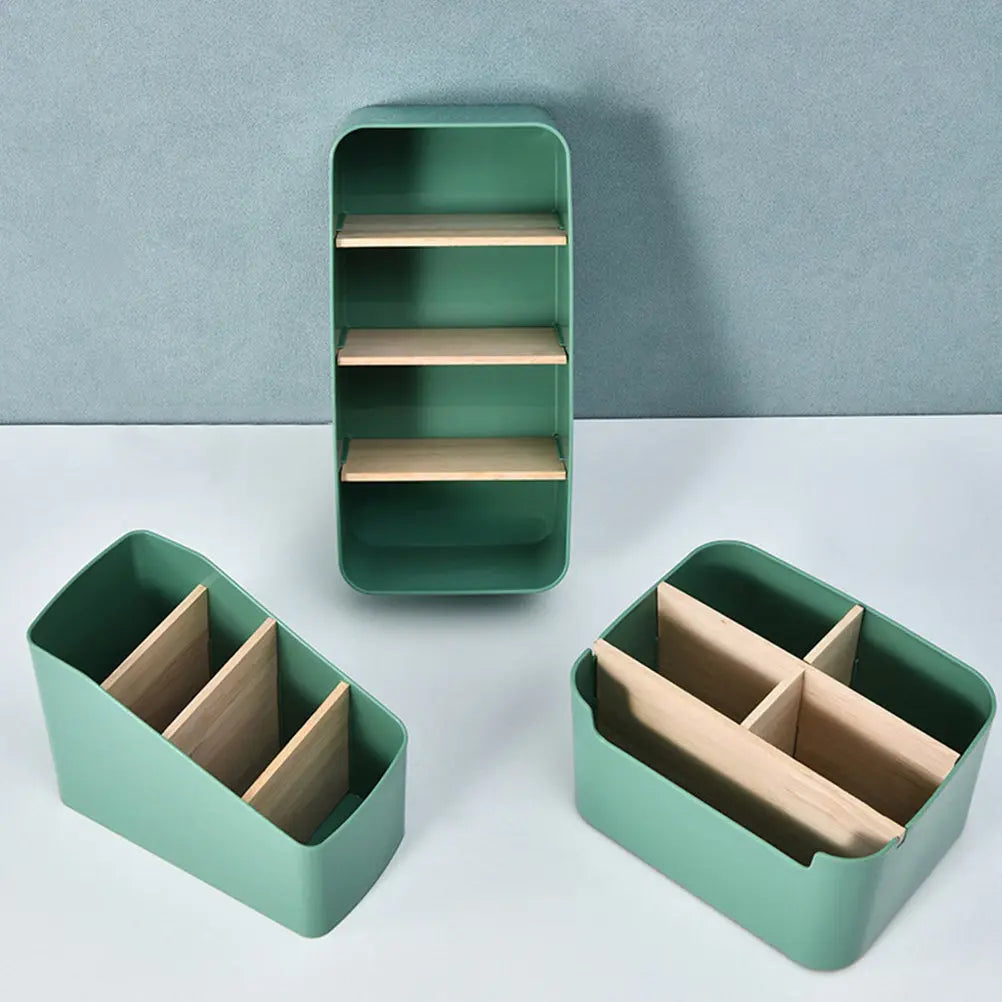 Home Storage Box Multi-Grid Desktop Organizer Multi-Purpose Storage Case Sundries Holder Table Organizer