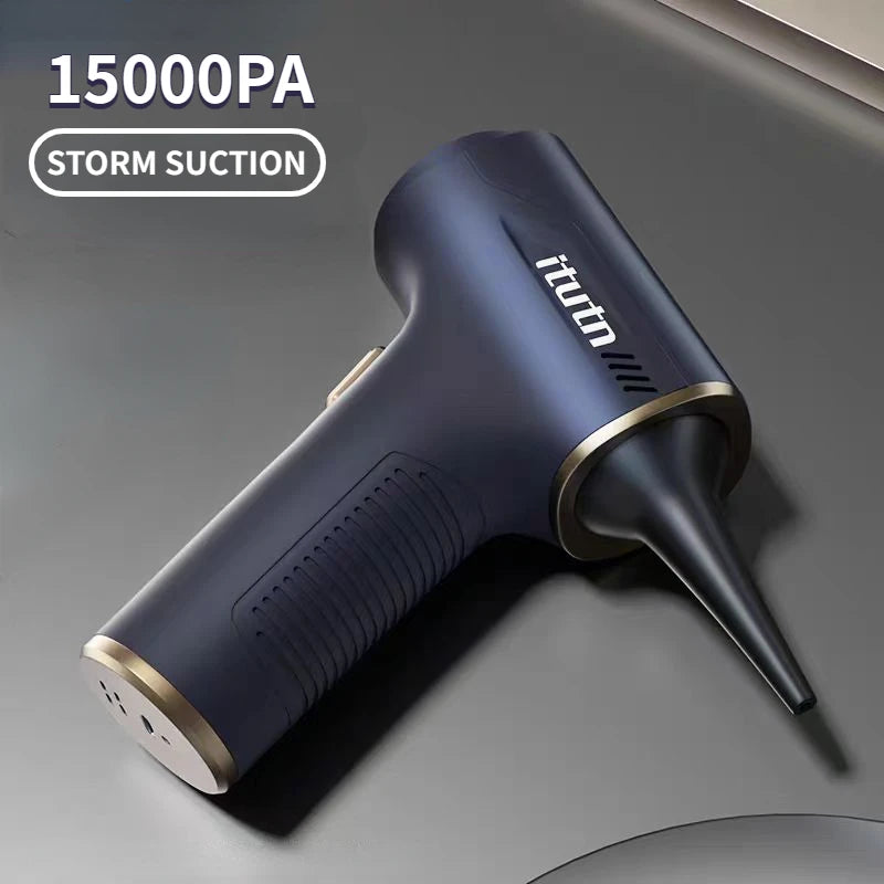 ITUTN Wireless Car Vacuum Cleaner High Pressure Powerful Vacuum Cleaner Vehicle Cleaner Cleaning Machine Strong Suction Blower