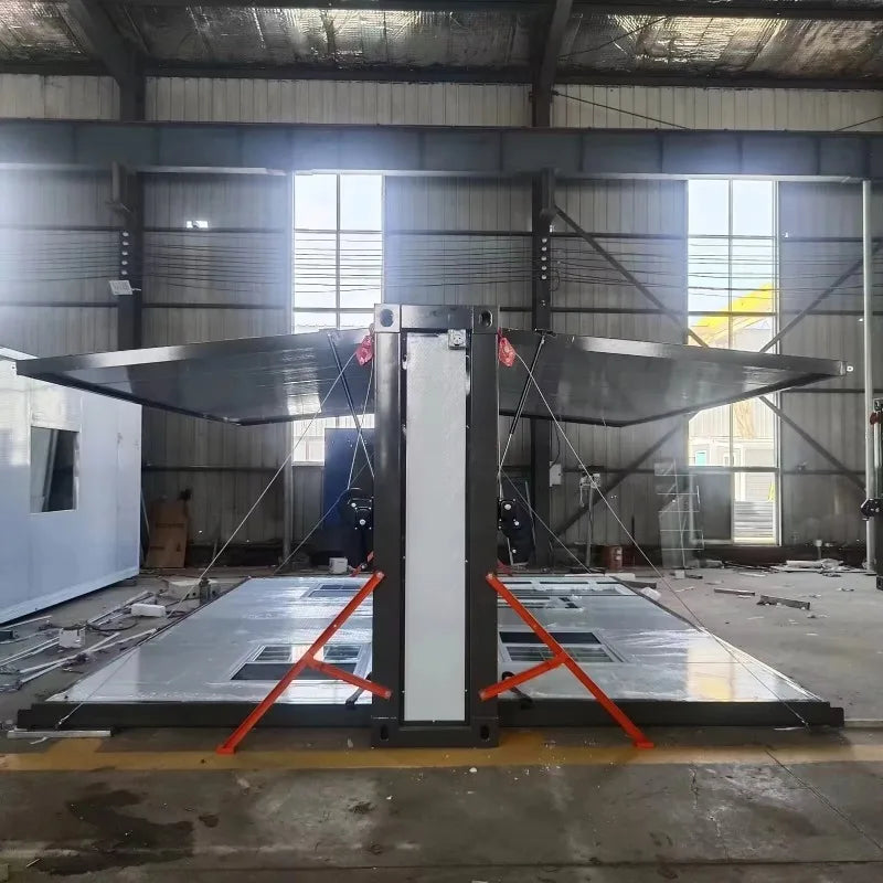 Customized 20ft 40ft Double Wing Folding Container Home 1 2 3 Bedrooms Expandable Prefab Modular House Portable Steel Home