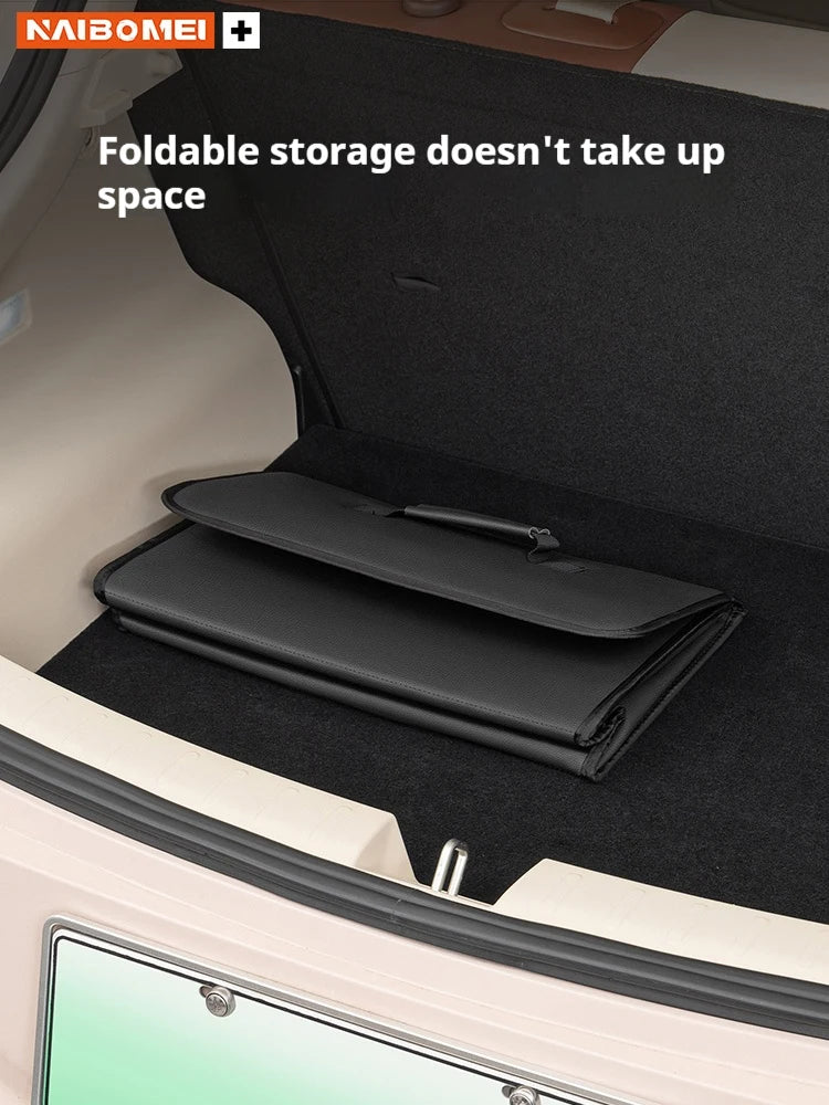 For Mitsubishi Outlander Pajero L200 Triton Colt Lancer EX Evolution X Car Trunk Storage Box Organizer Foldable Container Bag