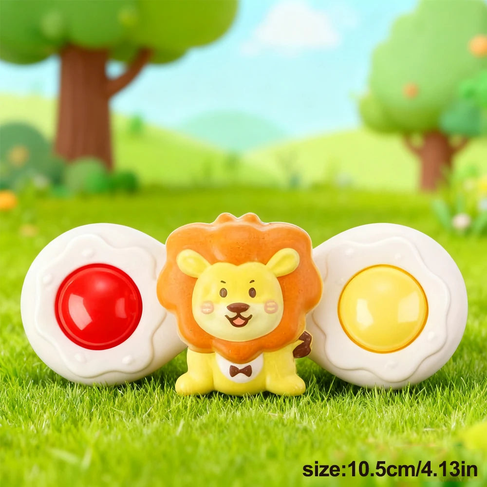Suction Cup Spinner Toy Baby Bath Funny Game Educational Toy For Children Infant Sensory Stress Reliever Christmas Gifts for Kid