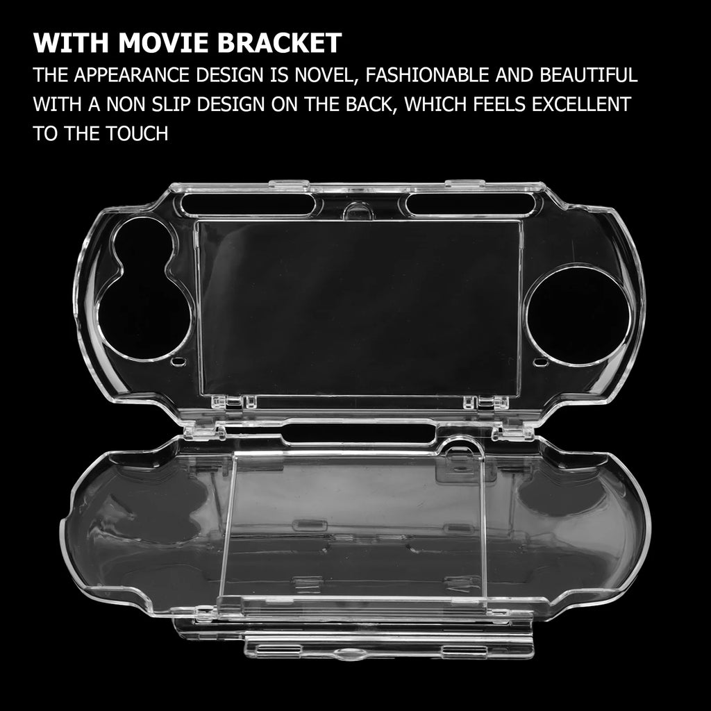 For Sony Playstation New Clear Housing for PSP 2000 3000 Transparent Hard Carry Cover Case Snap-in Crystal Protector Case Molds