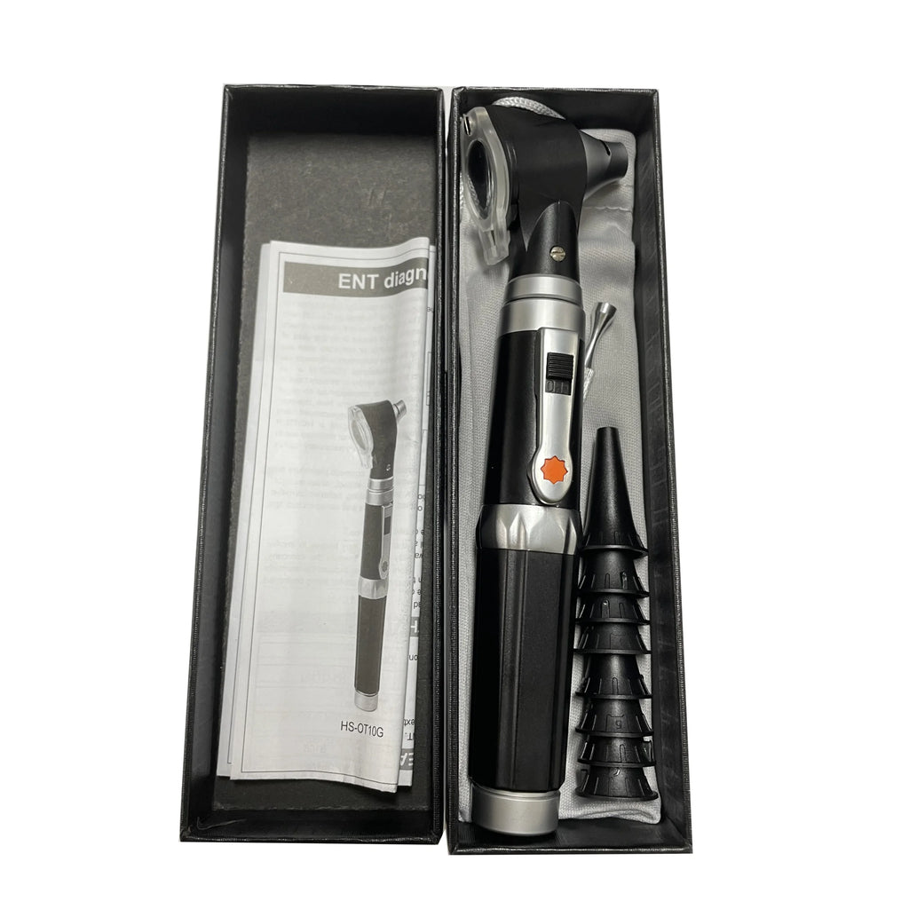 Medical LED Otoscope Ophthalmoscope Ear Care Ear Cleaner Otoscopio Medico Ear Light Scope Set Spotlight Diagnostic Flashlight