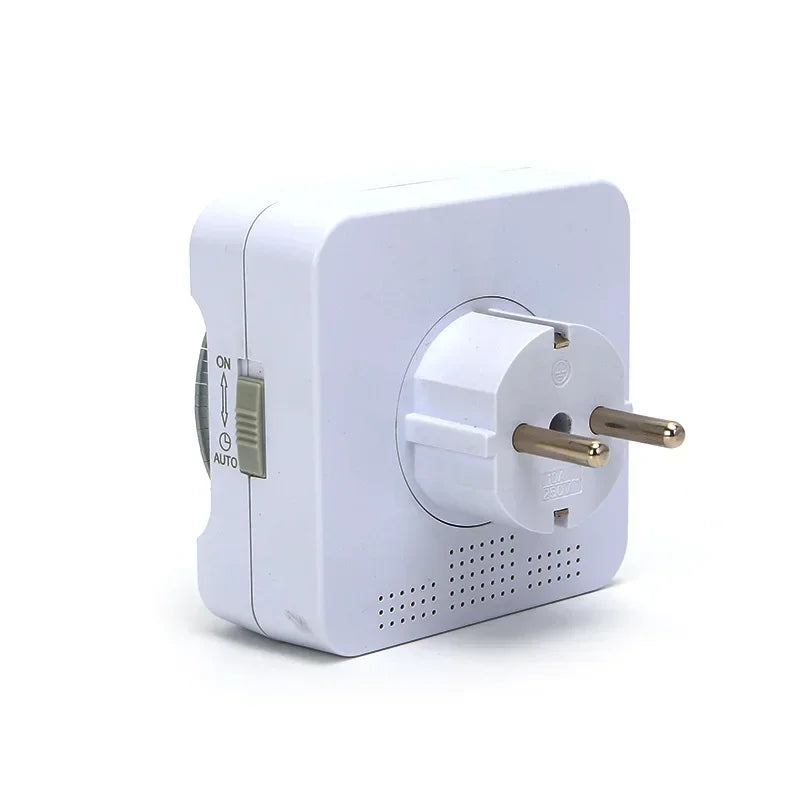 Mechanical Timer Socket EU Plug 24H Countdown Auto Power Off Programmable Cycle Energy Saving Indoor
