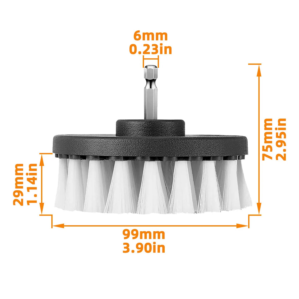 Yitong Soft Drill Brush Electric Scrubber Drill Disc Brushes Polisher For Bathroom Kitchen Carpet Glass Car Tires Cleaning Tools