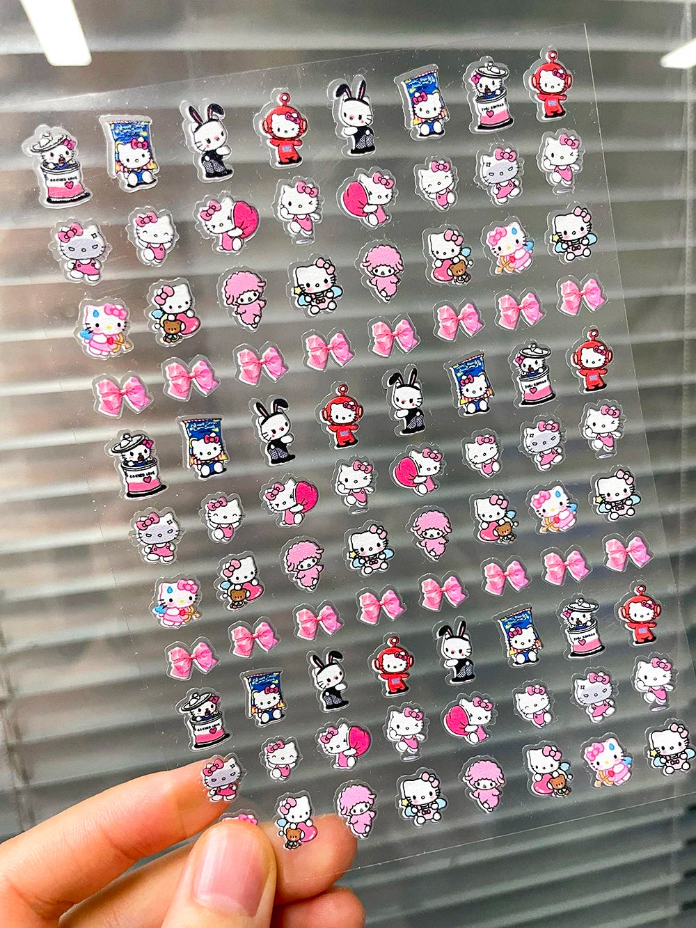 Mini Rilakkuma Hellokitty Food Pvc Luggage Tags Stickers Nail Art Diy Earphone Cover Bottle Notebook Car Waterproof Stickers