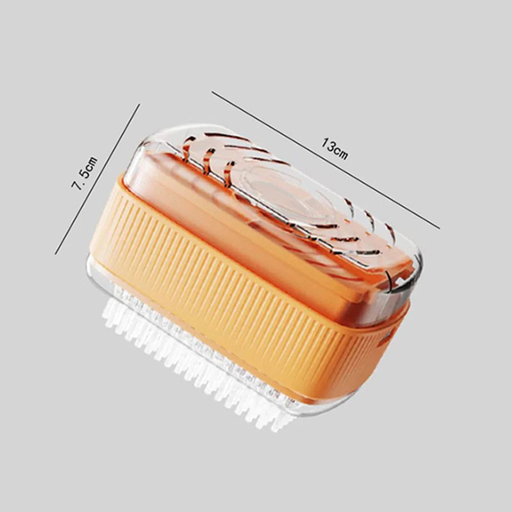 Soap Bubble Box With Laundry Brush Multifunctional Free Hand Rubbing Roller Box Easy to Disassemble Foams Quickly