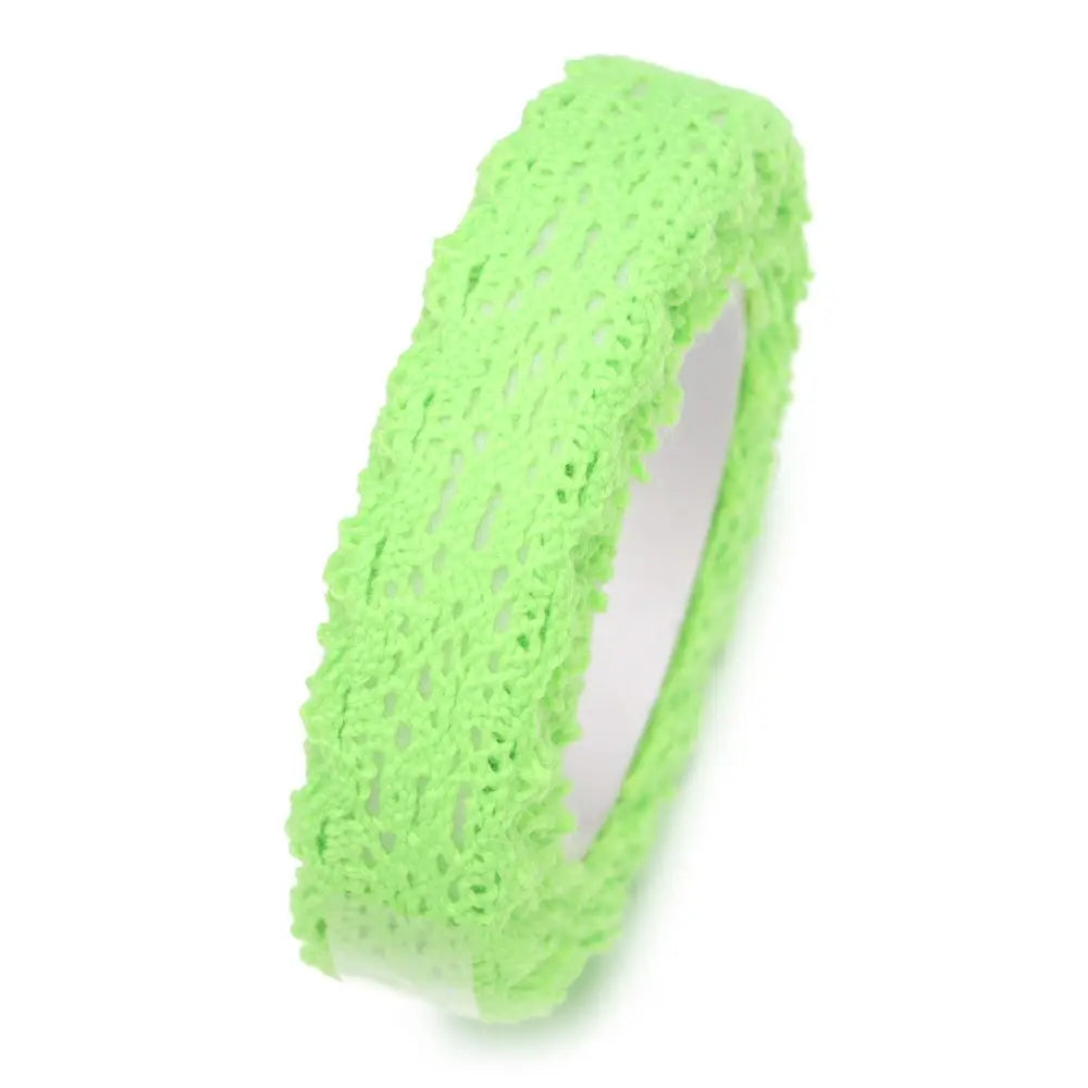 2Yards/pc Wedding Decor DIY Craft Self-adhesive Lace Fabric Trim Trimming Ribbon Cloth Tape Lace Tapes Sticker
