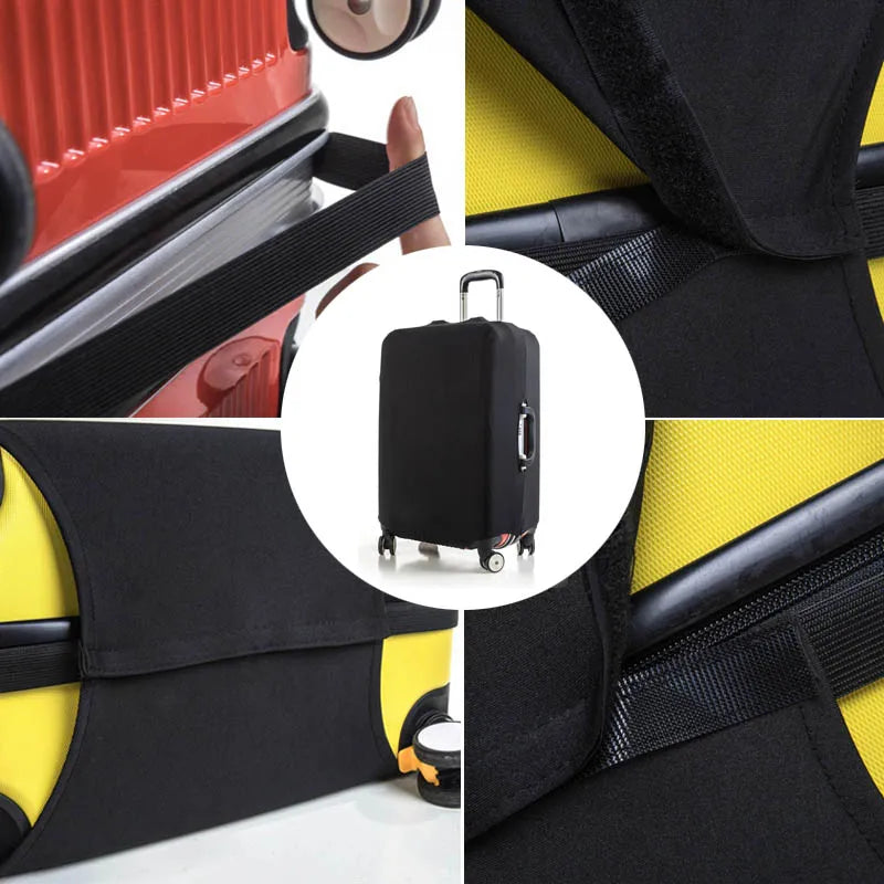 Luggage Cover Stretch Fabric Suitcase Protector Baggage Dust Case Cover Suitable for18-32 Inch Suitcase Case Travel Organizer
