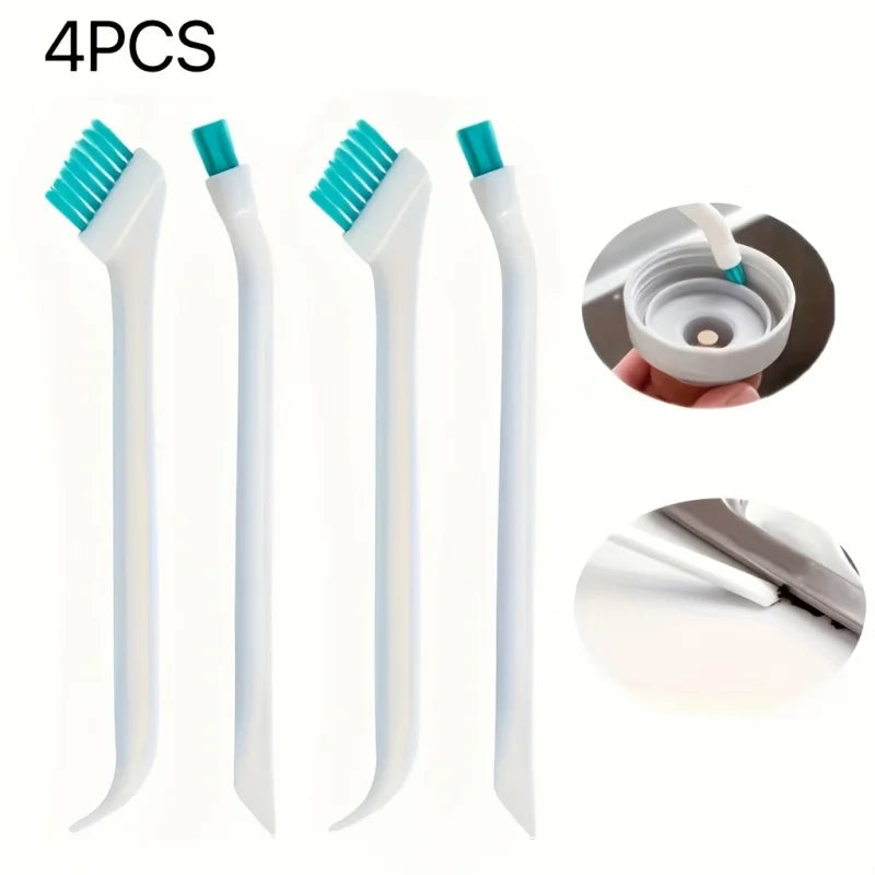 Cup brush set 4PCS, small cleaning brush, detail bottle cap cleaning brush, suitable for cups, water bottles, milk bottles
