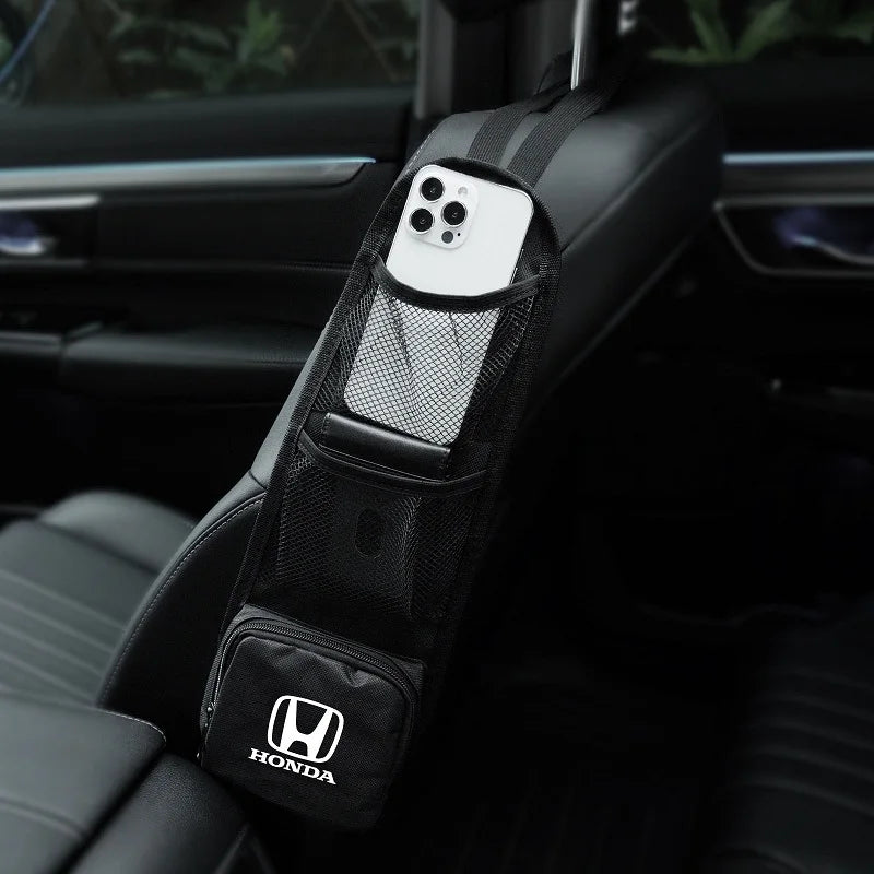 Car Seat Organizer Seat Side Storage Bag Drink Holder For Honda Civic CRV Fit gp5 Jazz Veze Odyssey XR-V adv 350 Car Accessories