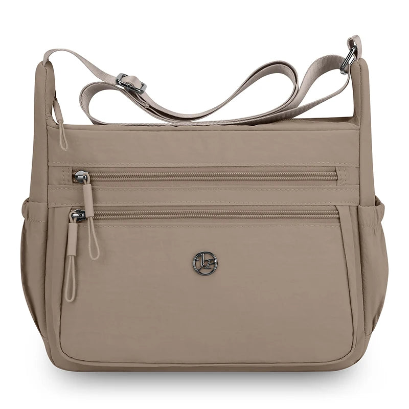 Crossbody Shoulder Bag for Ladies, Waterproof Multi Pocket Messenger Purse for Daily Commute Outdoor Casual Travel