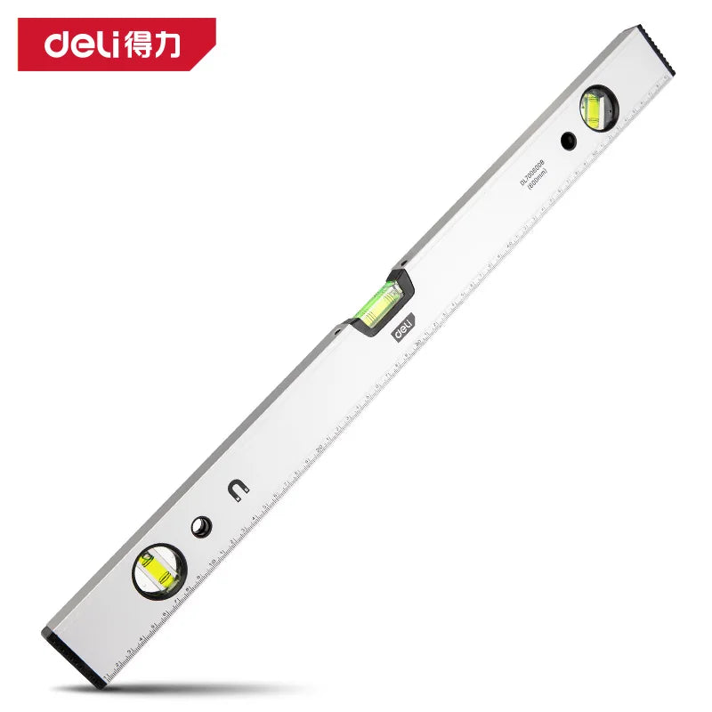 Deli 600mm High Precision Spirit Level Multifunctional Household Level Measuring Instruments Woodworking Measuring Hand Tools
