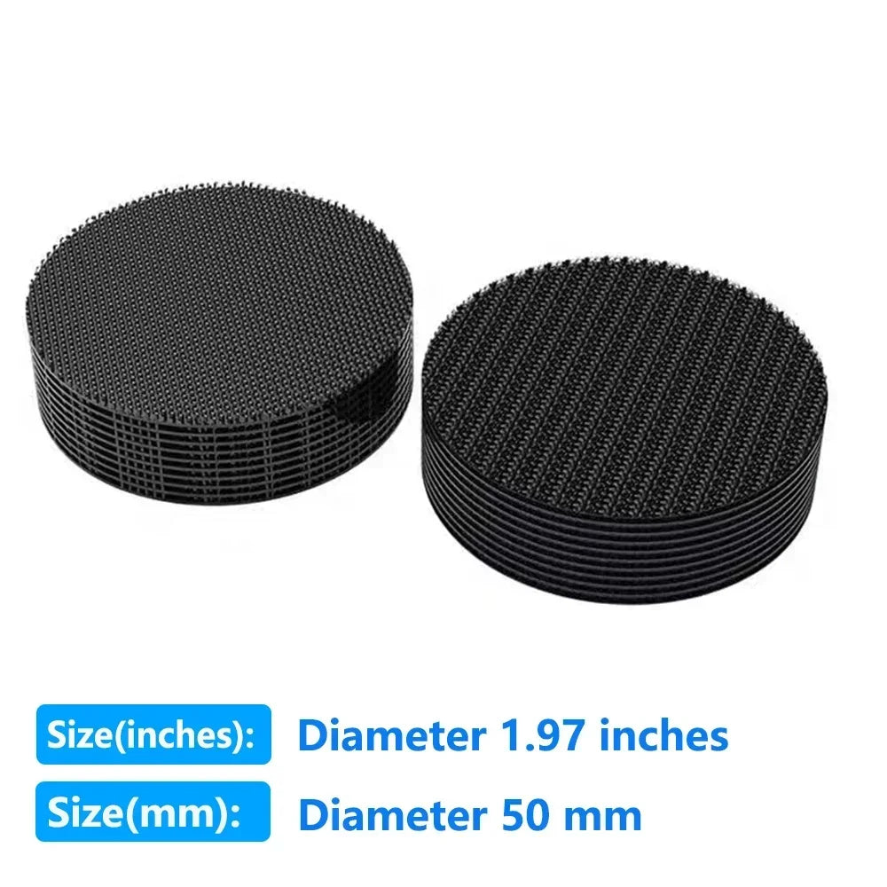 1-80 Pair Extra Strong Self Adhesive Fastener Tape Carpet Fixing Sticker Double Side Hook-and-loop Fastener Auto Adhesive Tape
