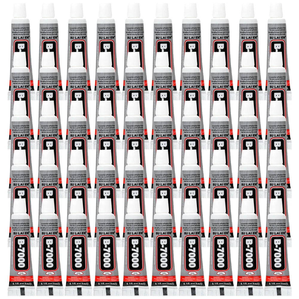 B7000 Super Glue Instant Strong Adhesive 10/20/50pcs Wood Rubber Metal Glass Cyanoacrylate Nail Gel 502 for Stationery Store