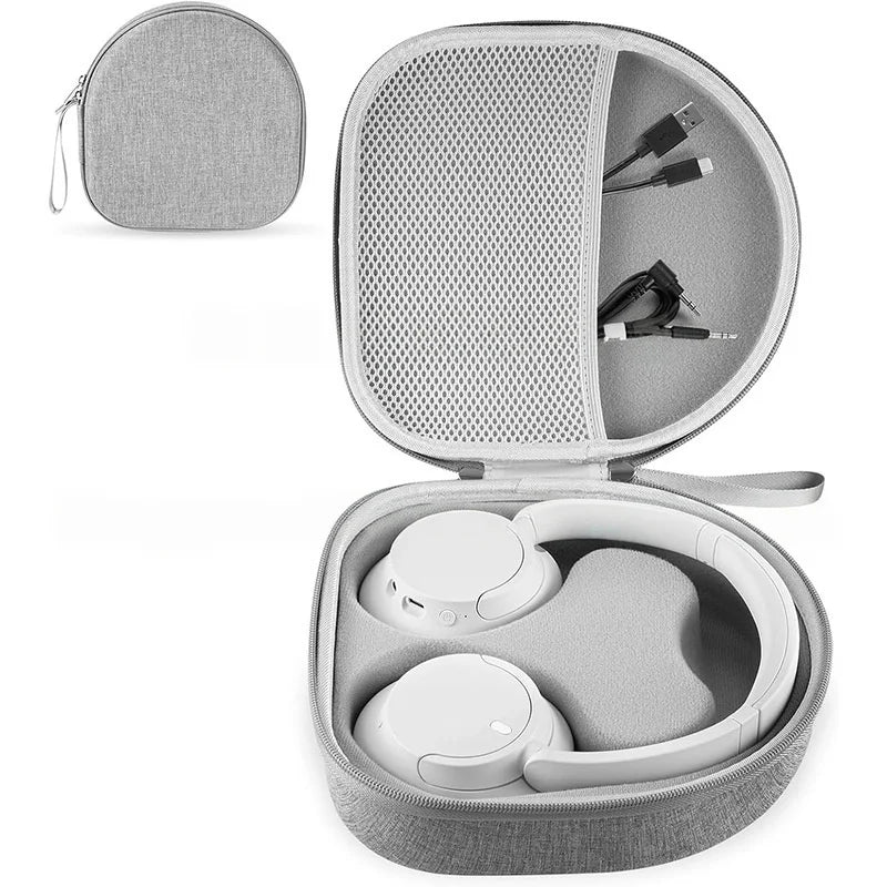 Headphone Hard Case for Sony WH-CH700N / CH710N / CH720N / Edifier W830NB Earphone Travel Protective Cover EVA Storage Bag