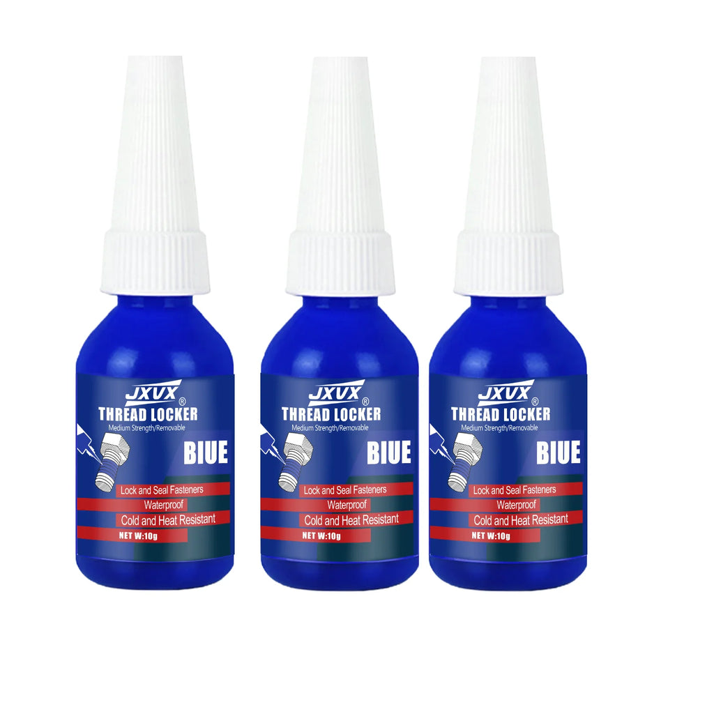 Lock Tight Thread Blue Thread Locking Agent, Medium Strength Blue Anaerobic Adhesive for Fixing Screws and Nuts, Anti-Loosening,