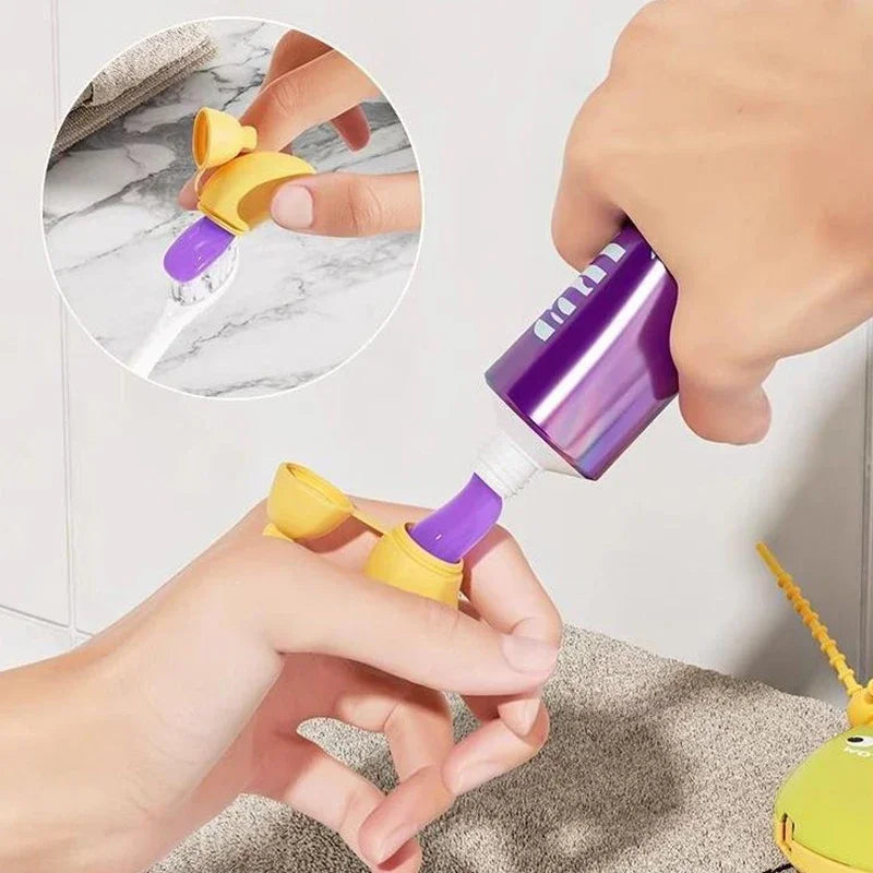Banana Toothbrush Head Protective Cover With Toothpaste Compartment Toothbrush Dust Clamp Portable Travel Style Storage Box