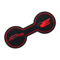 Non-Slip Car Cup Coaster Slot Pad for Mustang Mach-E GT  2021 2022 2023 Year Anti-Slip Mat Pocket Mat Interior Cup Holder Pad