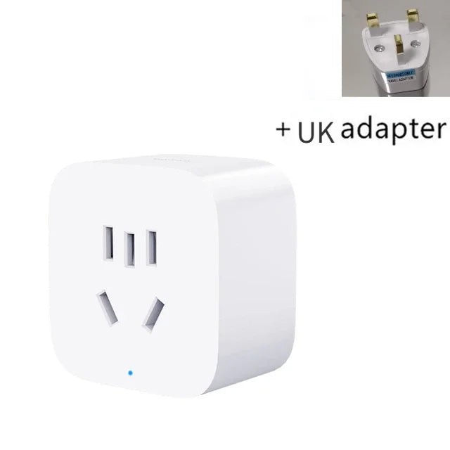 Xiaomi Mijia Smart Socket 3 WIFI Power Statistics Version Wireless Remote Control Adaptor Power On Off Work With Mi home APP