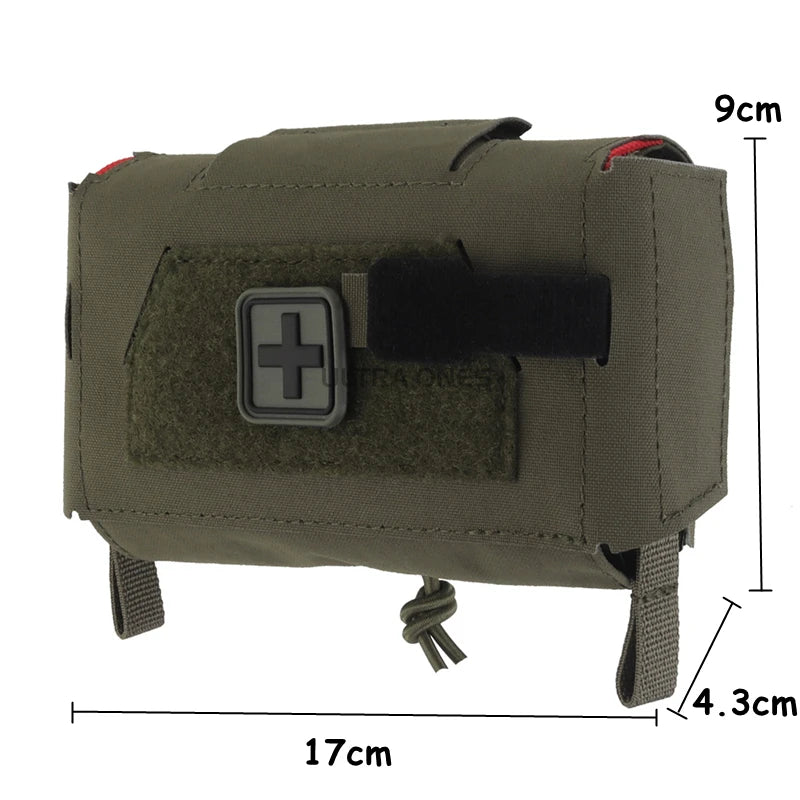 Tactical Compact Trauma Kit Quick Pull Split Hunting Hiking IFAK Medical First Aid Pouch Outdoor Camping Survival Equipment