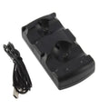 Dual Charging Holder Dock Charger Stand +USB Power Cable Cord for Playstation Dualshock 3 PS3 Gamepad Controller Move Navigation