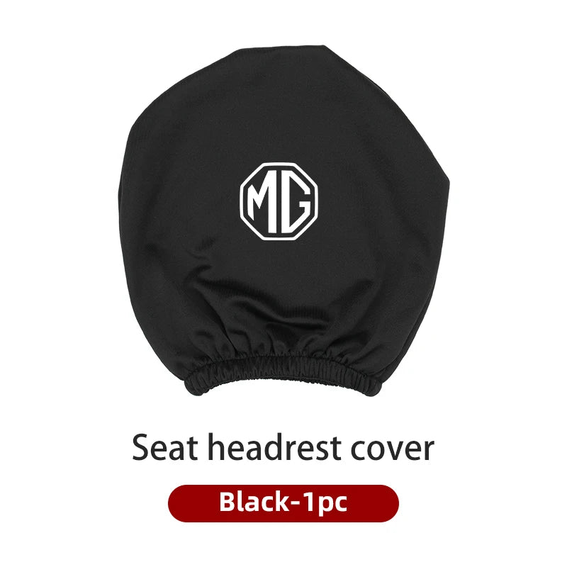Car Seat Headrest Protective Cover Anti-Dirty Pillow Protector For Morris Garages MG 6 3 5 7 TF ZR ZS HS GS GT Hector RX5 RX8