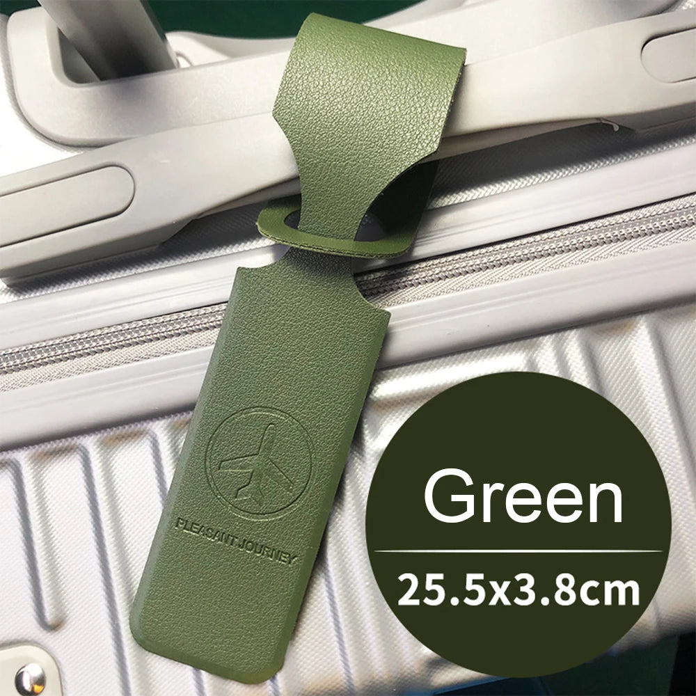 Customn Letters Luggage Tag Fashion Small Address Airplane Suitcase Identifier Tag DIY Logo Personalize Gift Travel Accessories