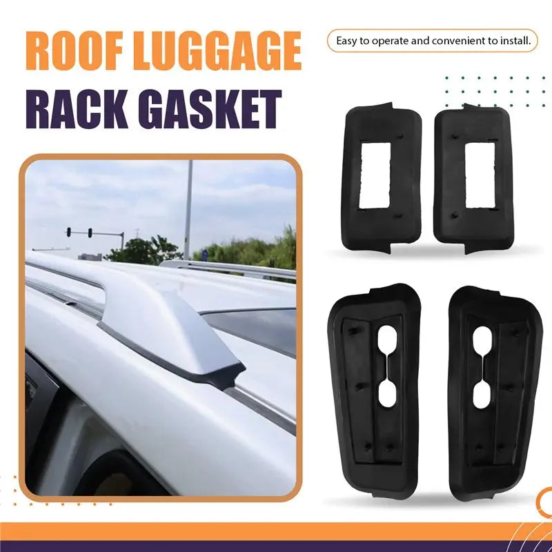 Sp-1 Set Car Roof Luggage Rack Waterproof Rubber Gasket Pad For Toyota Land Cruiser 200 LC200 FJ200 2008-2019