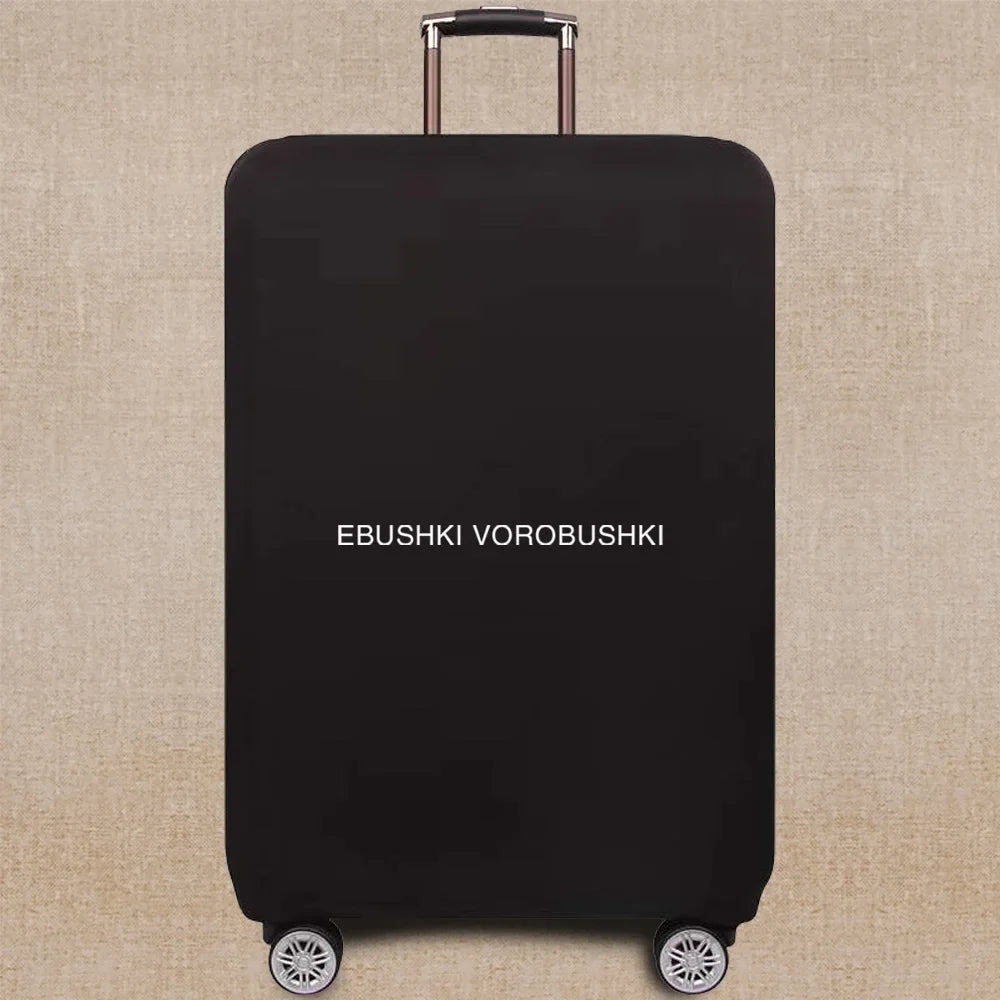 Travel Accessories Luggage Case Suitcase Dust Protective Cover 18-28 Inch Text Pattern Series Trolley Case Elastic Cover