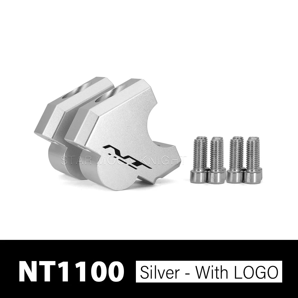 Motorcycle Handlebar Riser Clamp For NT 1100 NT1100 2022 2023 2024 Accessories Handle Bar CNC Aluminum Lift Mount