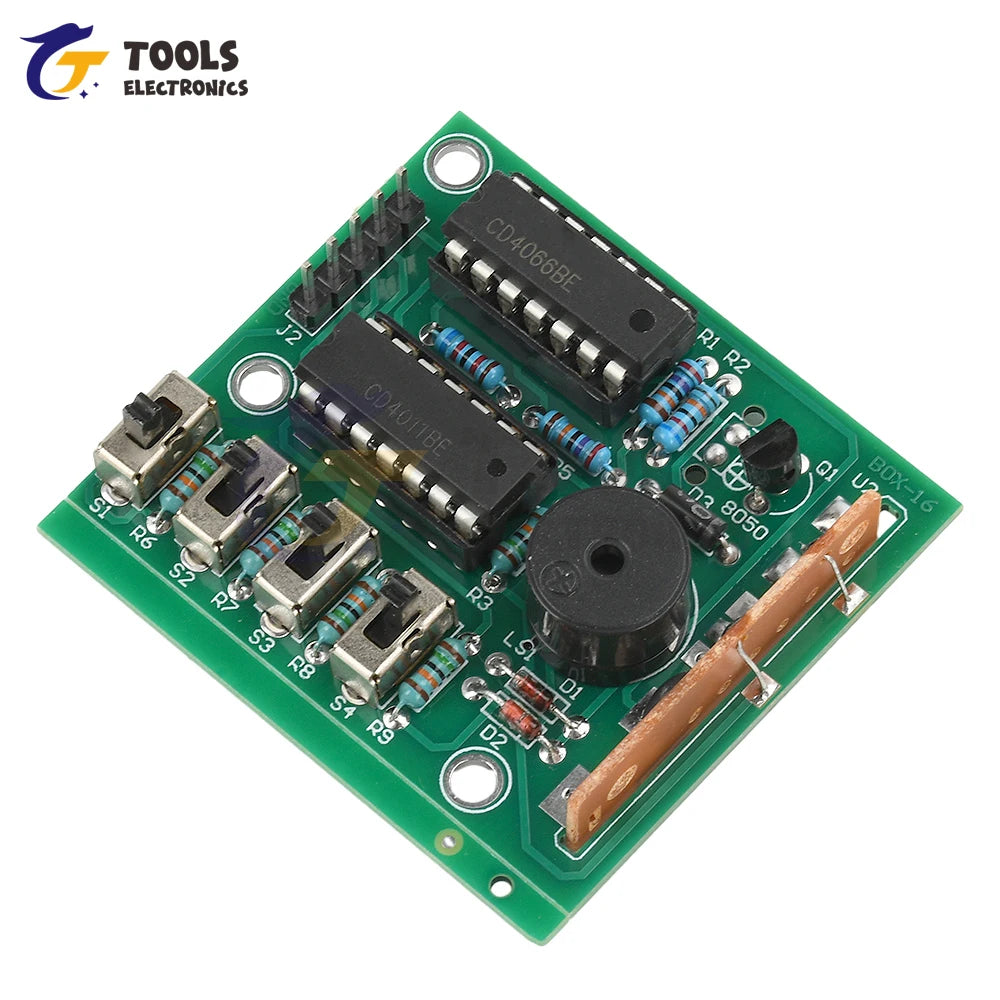 Electronics Soldering Kit 16 Music Box 16-Tone Electronic Module DIY Kit Parts Components Soldering Practice Learning Kits