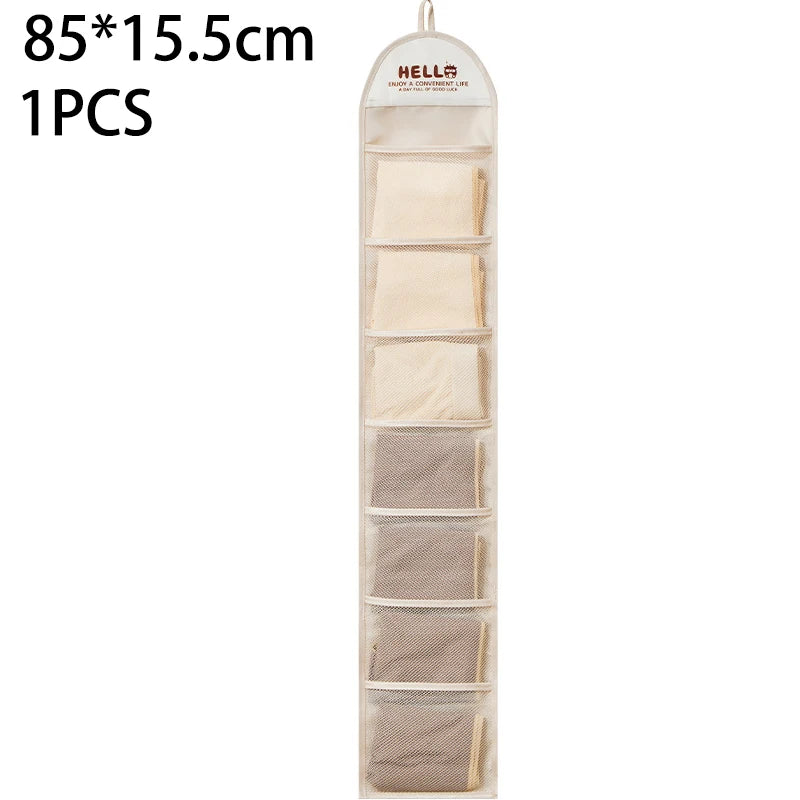 Underwear Storage Bag Socks Girl's Hair Ties Storage Bag Multi-layer Storage Hanging Storage Dorm Room Back Door Storage Bags
