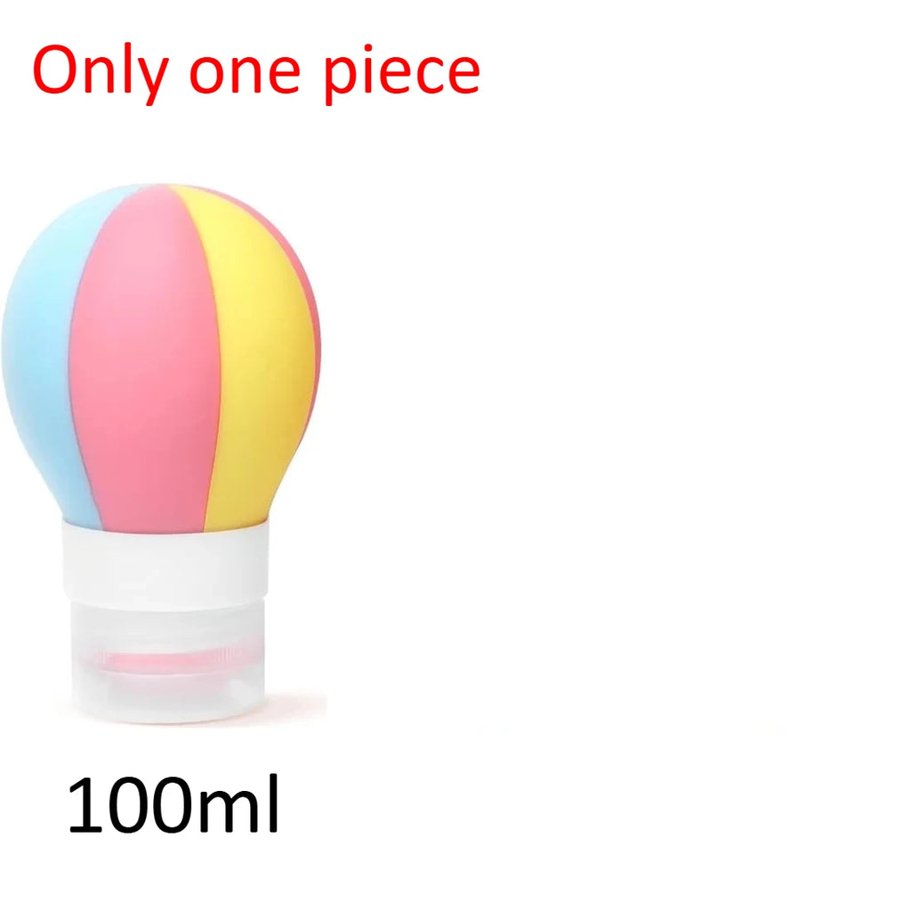 38/60/100ml Portable Refillable Travel Essential Silicone Toiletries Bottle for Shampoo Moisturizer Shower Gel Lotion Face Wash