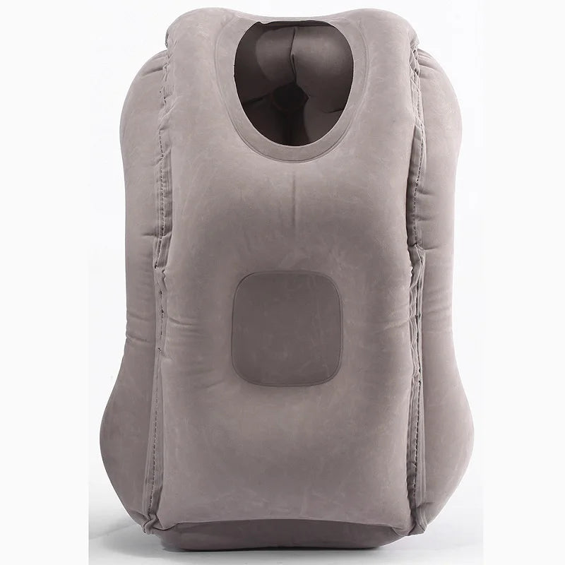 Portable Inflatable Travel Sleeping Pillow for Airplane High-speed Train Office Comfortable Sleeping Pillow Support Prone Pillow