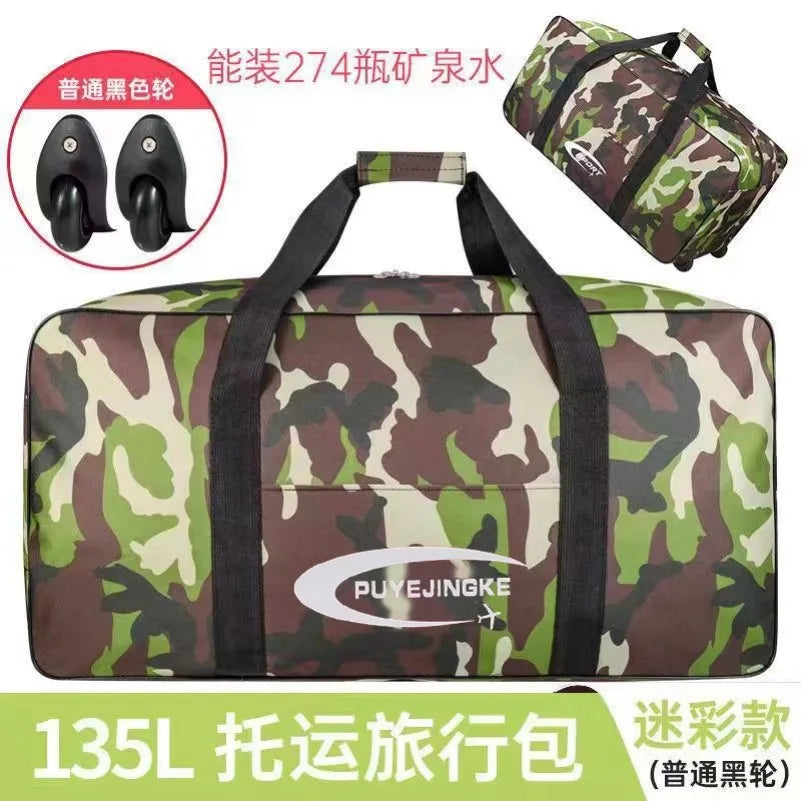 Cheap Air Travel Large Capacity Backpack Luggage Bag with Wheels Moving Packing Bag for Work Travel Bag Leisure Scene