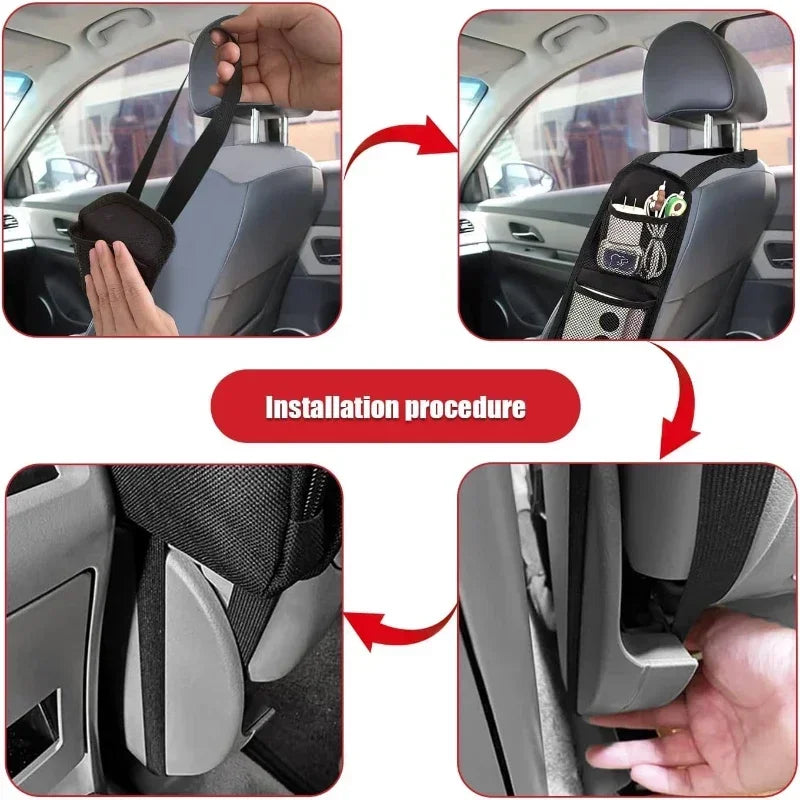 Car Vehicle Seat Side Pocket Pouch Organizer Storage Bag