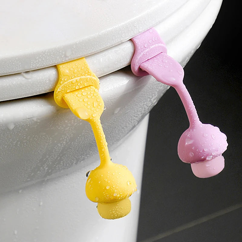 Toilet Seat Lifter, 5 Pcs Silicone Toilet Lid Handle To Lift , Bathroom Toilet Accessories for Home, Office, Hotel,Easy To Use