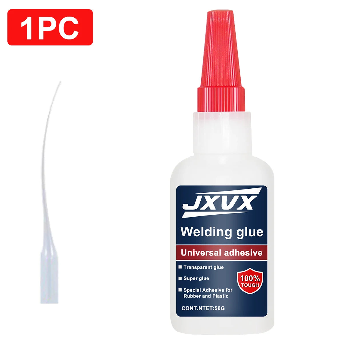 High-strength welding Transparent universal super glue that leaves no marks Glue, ultra-fast drying adhesive, multi-purpose repair adhesive, super strong glue, instant strong glue, 50 g