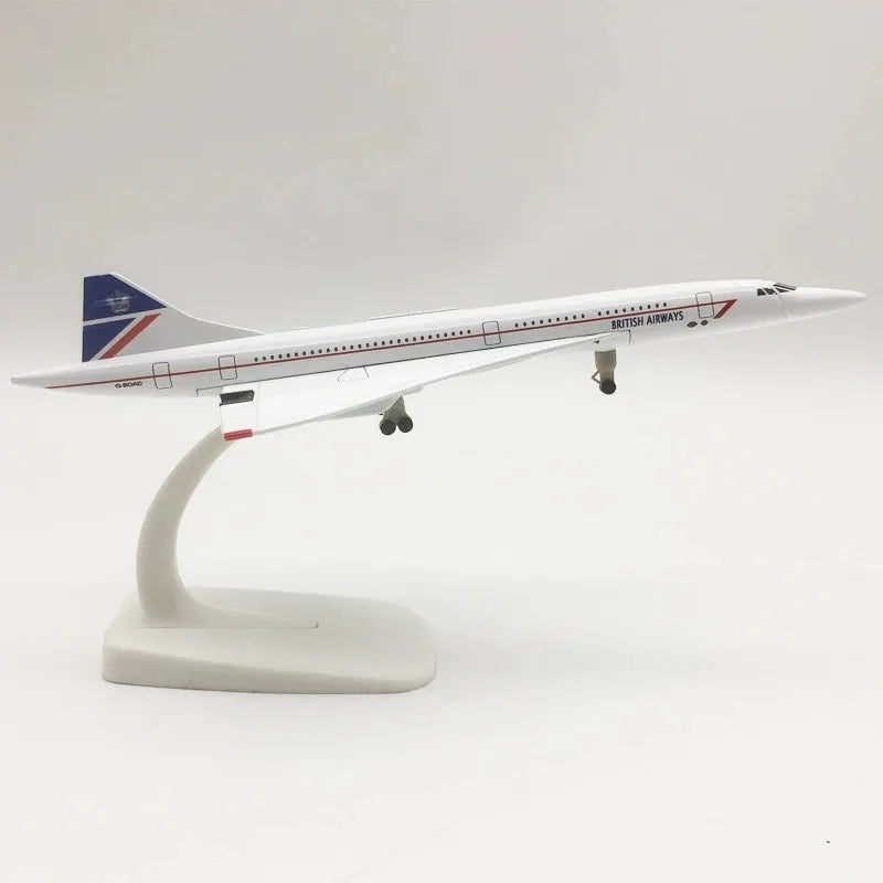 20CM Miniatures Plane Concorde Air Singapore Airplane diecast Model Airliner boys toys Alloy Diecast Plane Collectible Aircraft