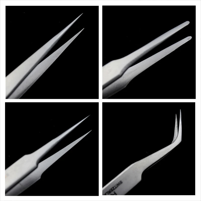 Japan RHINO SW Tweezers Frosted Anti-Magnetic Anti-Acid Slender Pointed Precision Forceps Electronic Components Clamping Tool