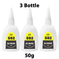 1/3/10PCs 502 Super Glue Instant Quick-Drying Cyanoacrylate Adhesive for Leather Rubber Wood Metal Strong Bond Liquid Glue Tool