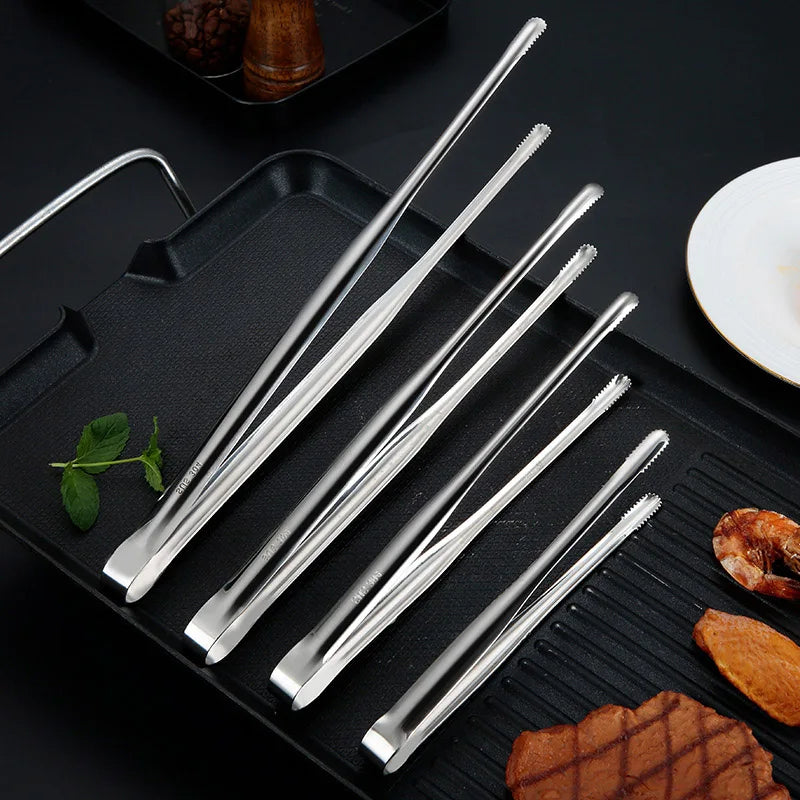 Barbecue Clip Korean Barbecue Food Clip BBQ Steak Clip Bread Tong Cooking Utensils Party Non-Slip Kitchen Gadgets Accessories