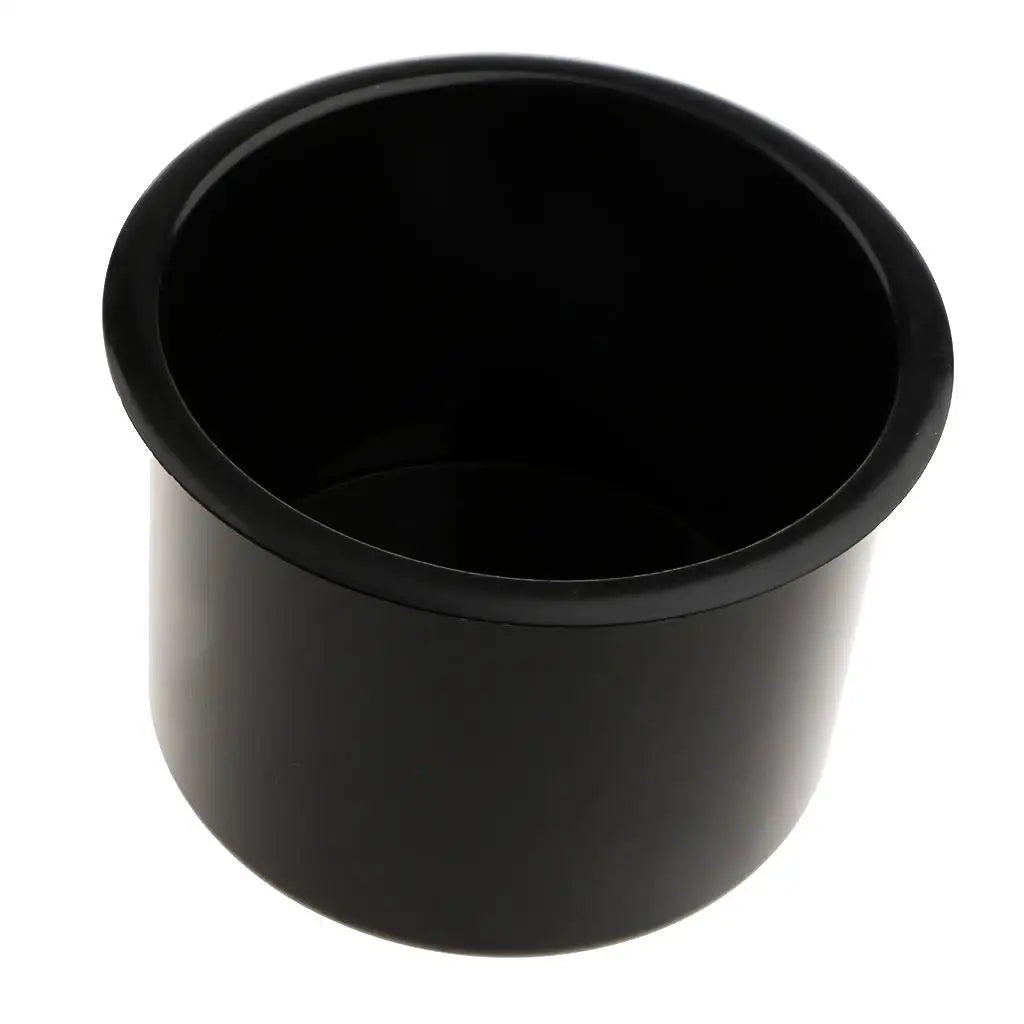 Car Recessed Cup Holder for Boats, RVs, Cars, Trucks, Sofas, Game Table Pockets and More (Black, 82mm)
