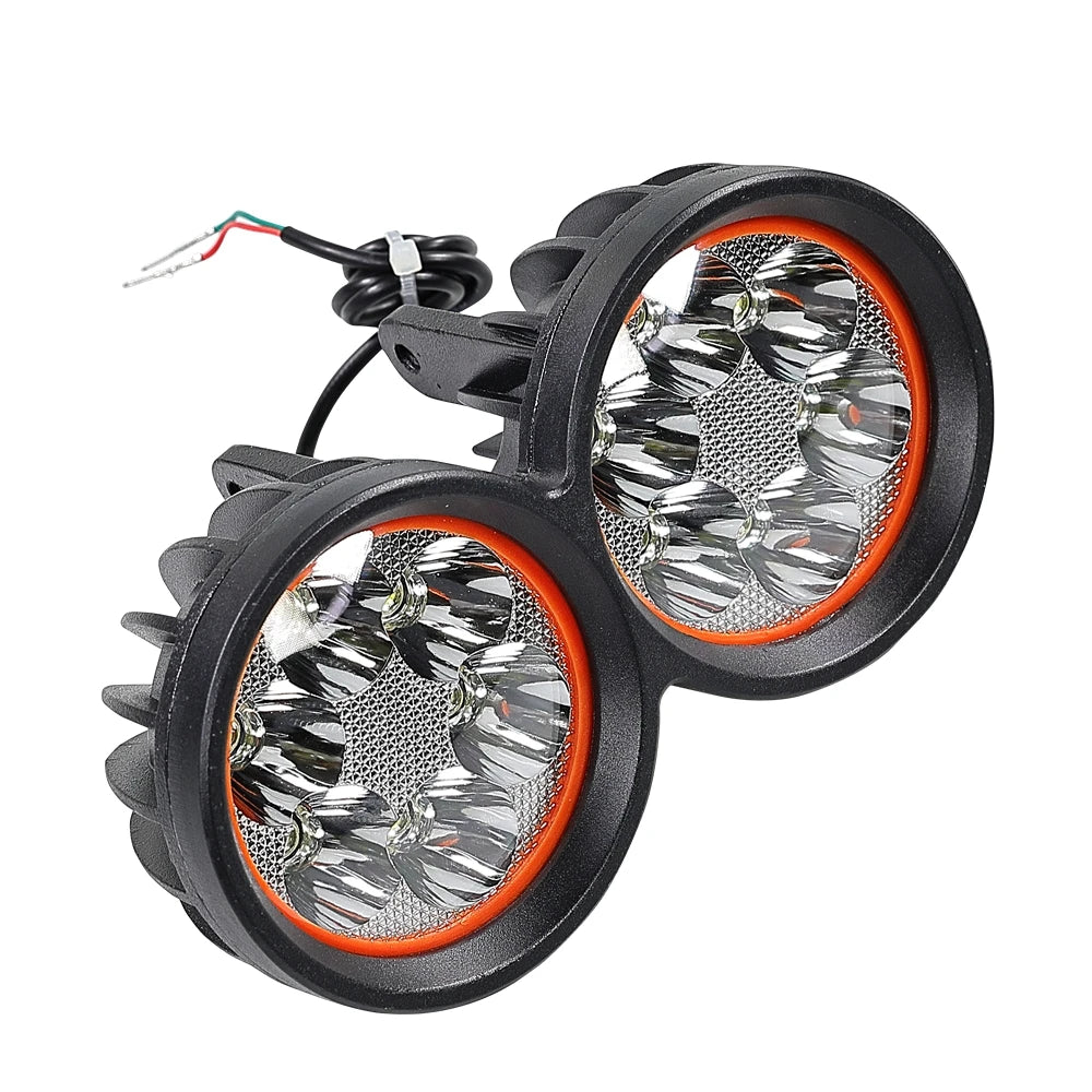 Front Headlight for KAABO WOLF KING GTR WOLF KING GT PRO & PRO+ WOLF WARRIOR GT PRO & PRO+ Electric Scooter LED Lamp Head Light