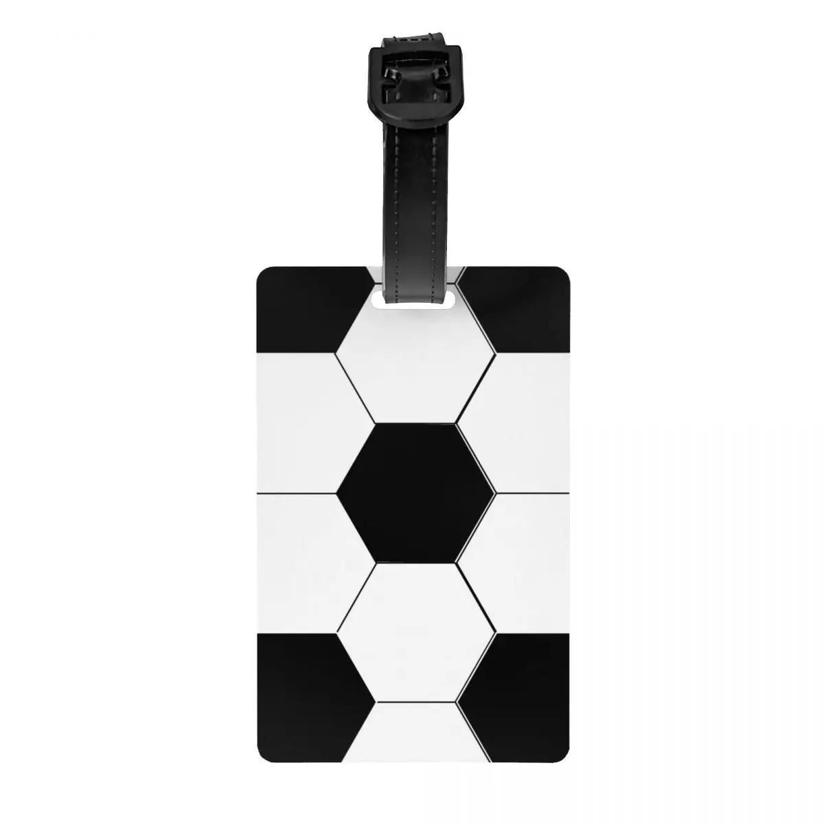 Custom Cool Soccerly Footbally Print Luggage Tag With Name Card Privacy Cover ID Label for Travel Bag Suitcase