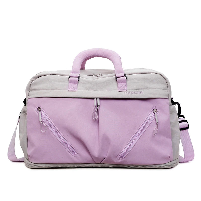 Sports Duffels Bag Travel Handbag Independent Shoe Compartment Suitable for Sports Fitness Travel Weekend Stays Business Travel