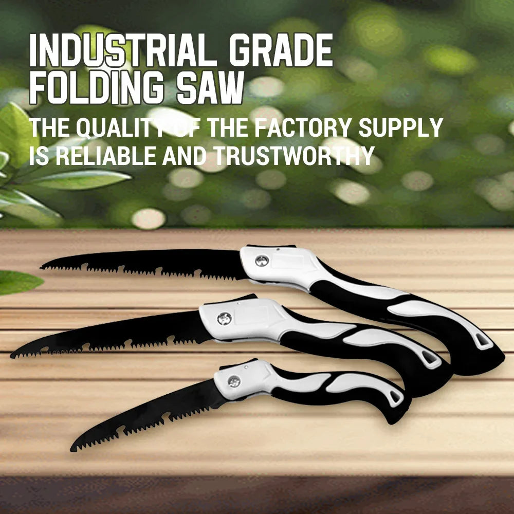 AIRAJ 11.8 inch Folding Saw Woodworking Hand Tools Multifunction Cutting Wood Sharp Camping Garden Prunch Saw Tree Chopper