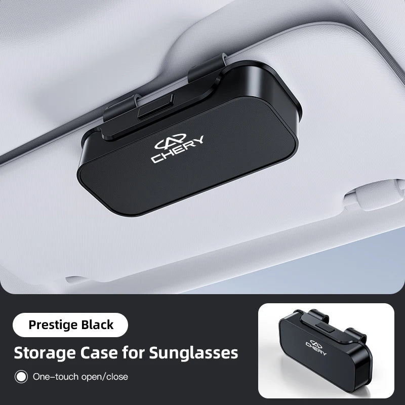 Car Sun Visor Eyeglass Clip Universal Glasses Holder Bracket For Chery Tiggo 7 Pro 8 5 3 T11 5X Amulet Fora QQ IQ Fulwin Arrizo
